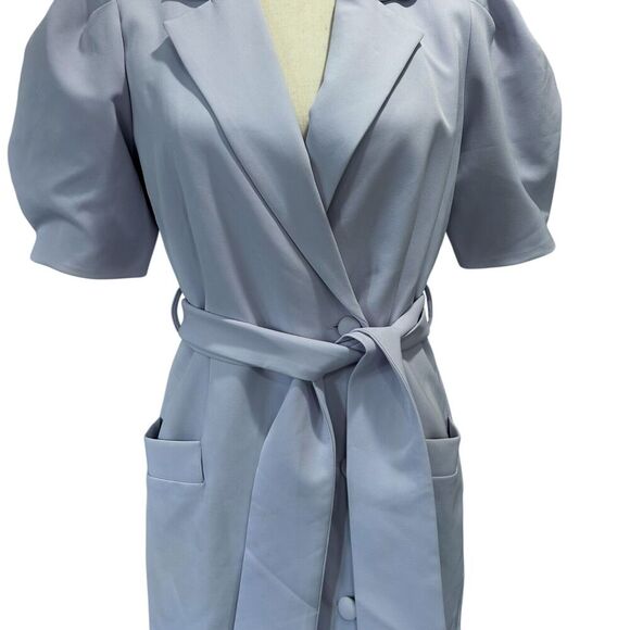 Revolve Song Of‎ Style Cadence Blazer Belted Mini Dress In Hush Purple Small - Picture 7 of 15